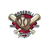 Baseball Sport Emblem Logo vektor