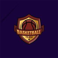 basketboll sport emblem logotyp vektor