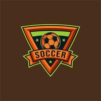 Fußball Sport Emblem Logo vektor