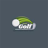 Golf Sport Emblem Logo vektor