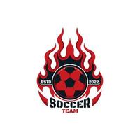 Fußball Sport Emblem Logo vektor