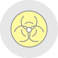 Biohazard-Vektor-Icon-Design vektor