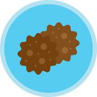 Cookie-Vektor-Icon-Design vektor