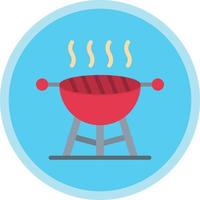 Grill-Vektor-Icon-Design vektor