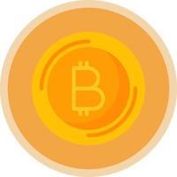 Bitcoin-Vektor-Icon-Design vektor