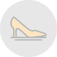 High-Heel-Vektor-Icon-Design vektor