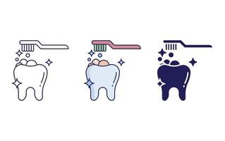 Dental Reinigung Vektor Symbol