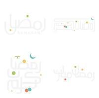 Ramadan kareem Arabisch Kalligraphie Vektor Kunst zum Muslim Feierlichkeiten.