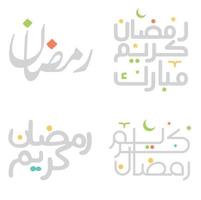 ramadan kareem arabicum kalligrafi vektor design för islamic helig månad.