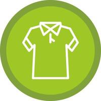 Poloshirt-Vektor-Icon-Design vektor