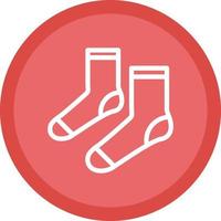 Socken-Vektor-Icon-Design vektor