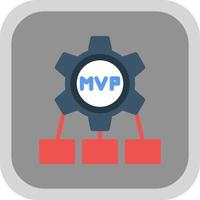 mvp-Vektor-Icon-Design vektor