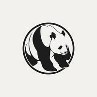 panda ikon vektor design