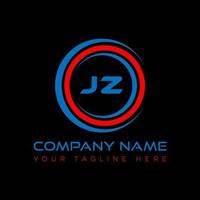 jz Brief Logo kreativ Design. jz einzigartig Design. vektor