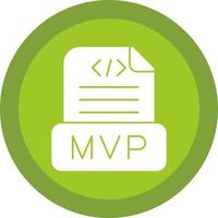 mvp-Vektor-Icon-Design vektor