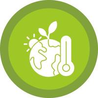 Klimawandel-Vektor-Icon-Design vektor