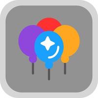 Luftballons-Vektor-Icon-Design vektor