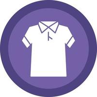 Poloshirt-Vektor-Icon-Design vektor