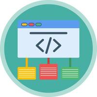 agiles Framework-Vektor-Icon-Design vektor