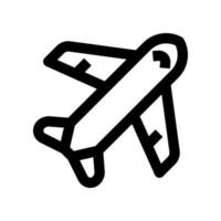 Flugzeug Symbol zum Ihre Webseite, Handy, Mobiltelefon, Präsentation, und Logo Design. vektor