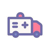 Krankenwagen Symbol zum Ihre Webseite Design, Logo, Anwendung, ui. vektor