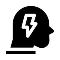 Brainstorming-Symbol für Ihre Website, Ihr Handy, Ihre Präsentation und Ihr Logo-Design. vektor