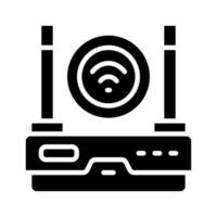 Router-Symbol für Ihre Website, Ihr Handy, Ihre Präsentation und Ihr Logo-Design. vektor