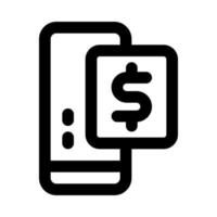 finanziell App Symbol zum Ihre Webseite, Handy, Mobiltelefon, Präsentation, und Logo Design. vektor