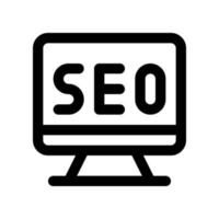 SEO Symbol zum Ihre Webseite Design, Logo, Anwendung, ui. vektor