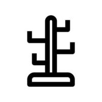 Mantel Stand Symbol zum Ihre Webseite, Handy, Mobiltelefon, Präsentation, und Logo Design. vektor