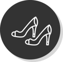 High Heels-Vektor-Icon-Design vektor