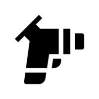 thermo Gewehr Symbol zum Ihre Webseite, Handy, Mobiltelefon, Präsentation, und Logo Design. vektor
