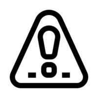 Warnsymbol für Ihre Website, Ihr Handy, Ihre Präsentation und Ihr Logo-Design. vektor