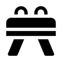 Gewölbe Pferd Symbol zum Ihre Webseite, Handy, Mobiltelefon, Präsentation, und Logo Design. vektor