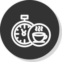 Teezeit-Vektor-Icon-Design vektor