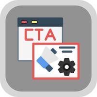 cta-Vektor-Icon-Design vektor