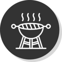 Grill-Vektor-Icon-Design vektor