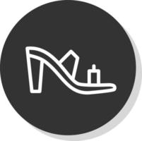 High Heels-Vektor-Icon-Design vektor