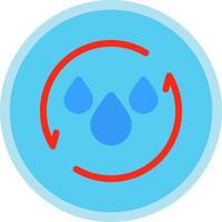 sparen Sie Wasser-Vektor-Icon-Design vektor