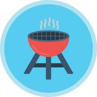 Grill-Vektor-Icon-Design vektor