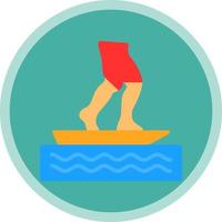 Flowrider-Vektor-Icon-Design vektor