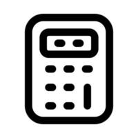 Taschenrechner Symbol zum Ihre Webseite, Handy, Mobiltelefon, Präsentation, und Logo Design. vektor