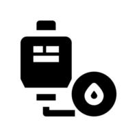 Blut Tasche Symbol zum Ihre Webseite, Handy, Mobiltelefon, Präsentation, und Logo Design. vektor