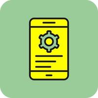 app utveckling vektor ikon design
