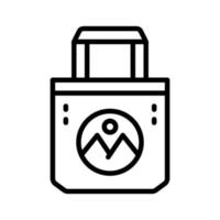 Tasche Tasche Symbol zum Ihre Webseite, Handy, Mobiltelefon, Präsentation, und Logo Design. vektor