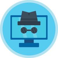 Spionage-Vektor-Icon-Design vektor