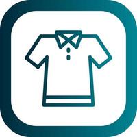 Poloshirt-Vektor-Icon-Design vektor