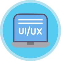 ui ux Designer-Vektor-Icon-Design vektor