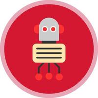 Nano-Roboter-Vektor-Icon-Design vektor