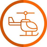 Hubschrauber-Vektor-Icon-Design vektor